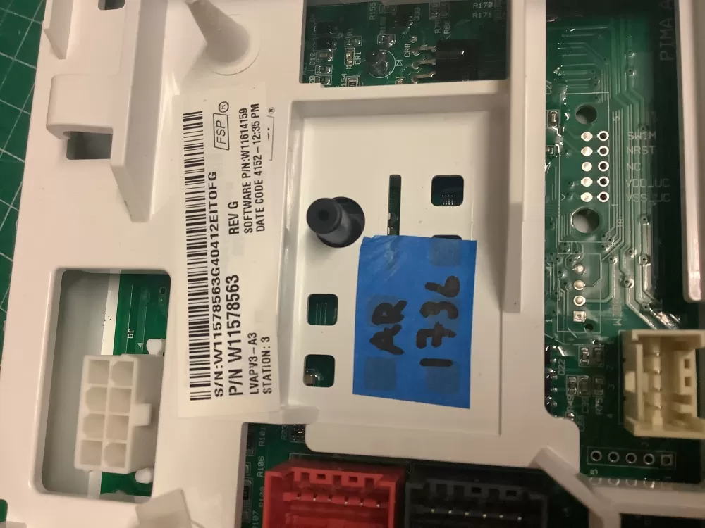 Whirlpool Amana W11578563 W11607637 Washer Control Board Main AZ205890 | AR1736