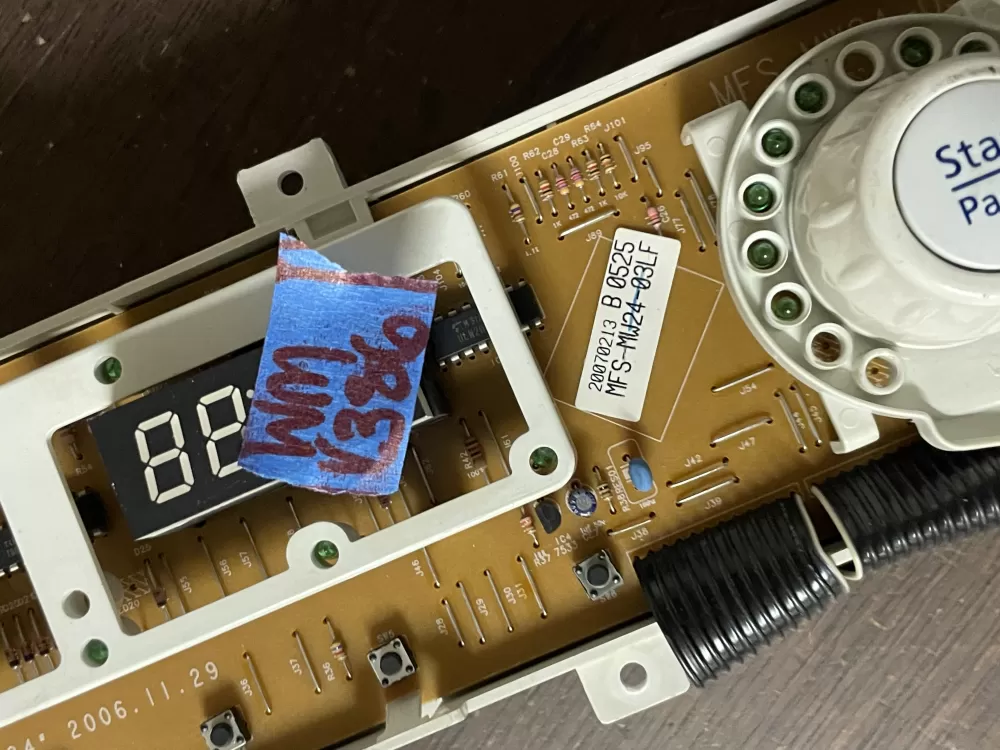 Samsung MFS-MW24-03LF DC41-00022A Washer Control Board AZ39524 | Wmv386