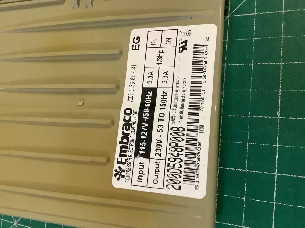 Refrgerator Inverter 200D5948P008 AZ197021 | NR2753