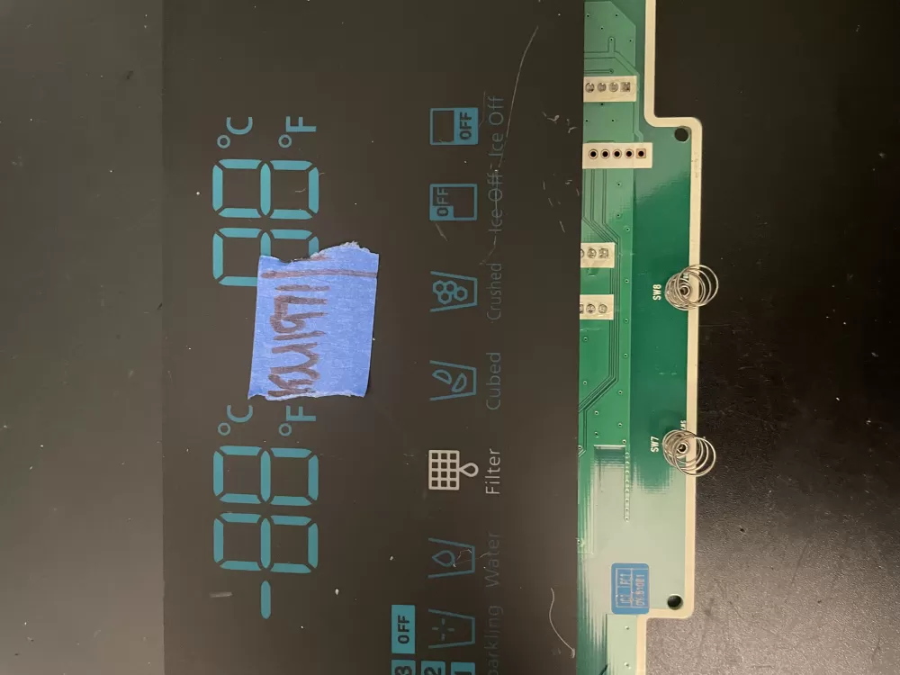 Samsung DA92 00451B Refrigerator Control Board Dispenser AZ96395 | KM1971