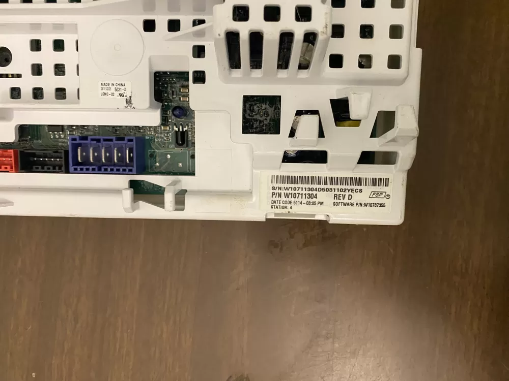 Whirlpool W10711304 Washer Control Board AZ101728 | BK943