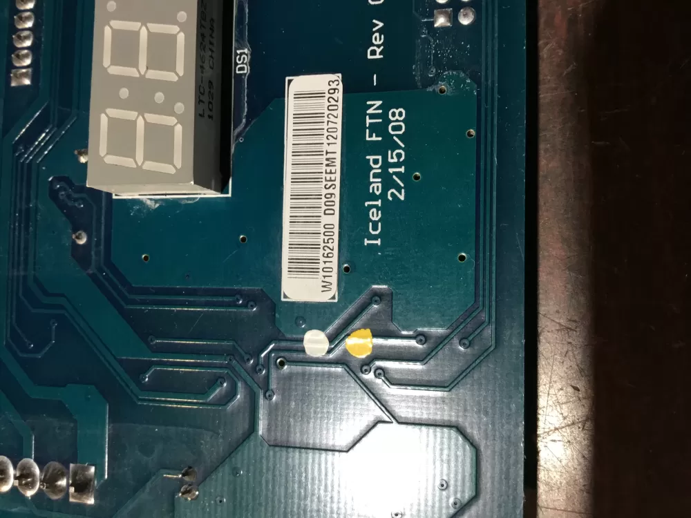 Whirlpool W10162500 Refrigerator Dispenser Control Board AZ64749 | NR2097