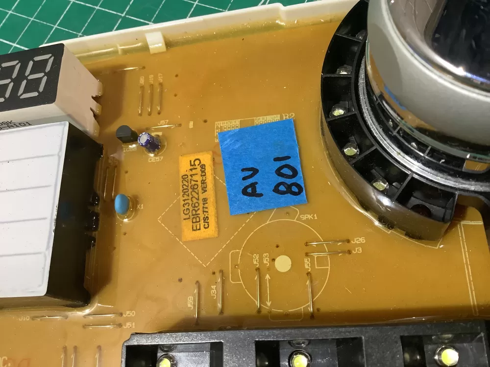 LG EBR62267115 EBR62267118 EBR62267128 Washer Control Board AZ188572 | AV801