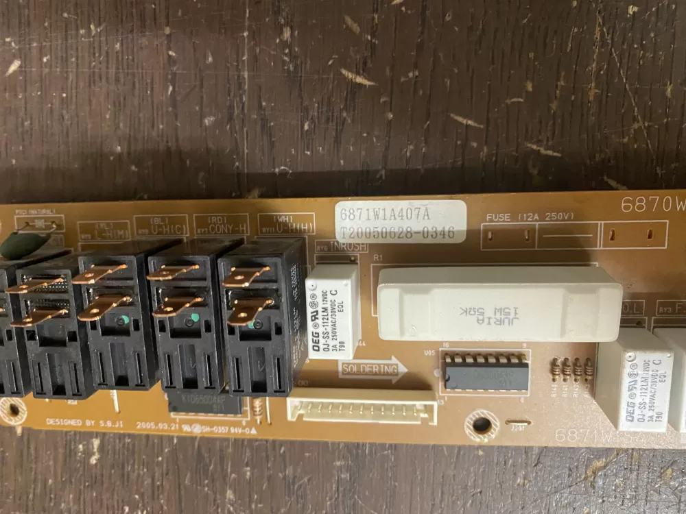 LG 6871W1A407A Microwave General Electric Control Board AZ52609 | BK1870
