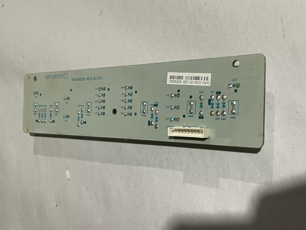 LG  Kenmore 6871JB1391B Refrigerator Control Board