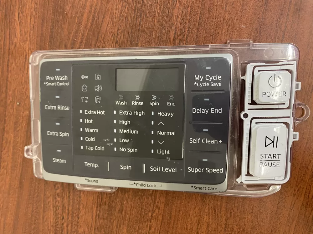 Samsung DC92-01607J  AP6243588  DC94-06643A  DC93-00376D  PS12084833 Dryer UI Control Board