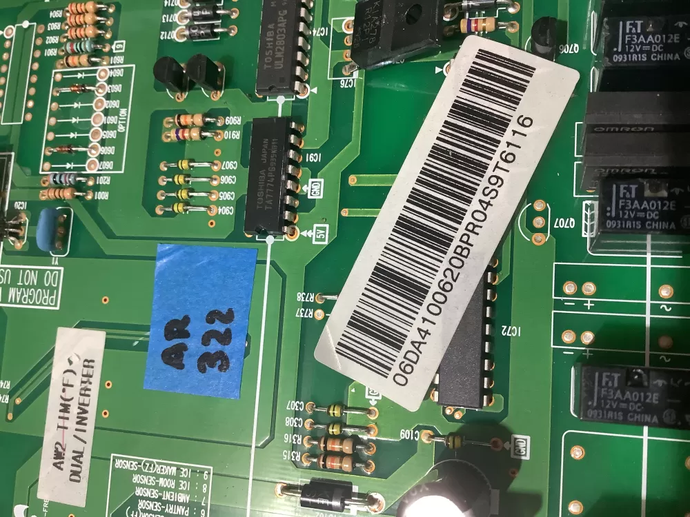 Samsung DA41-00620B Refrigerator Main Control Board AZ190364 | AR322