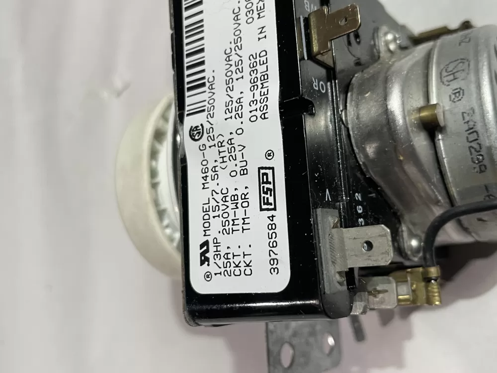 Whirlpool Kenmore Maytag WP3976584 AP6009033 Dryer Timer AZ190776 | Wm1475