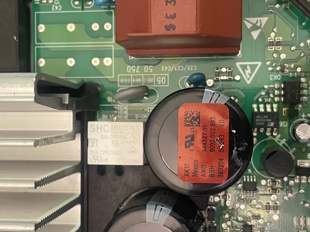 Bosch 9000 002 593 544327 10 Washer Control Board AZ193625 | KMV690