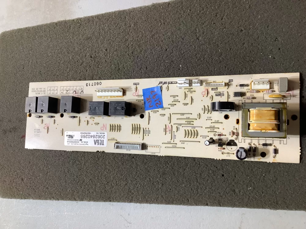 GE 165D7802P003 Dishwasher Control Board AZ120219 | NR2197