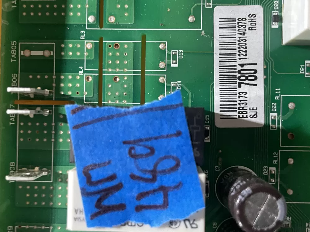 LG EBR31737801 Range Control Board AZ175796 | Wm489