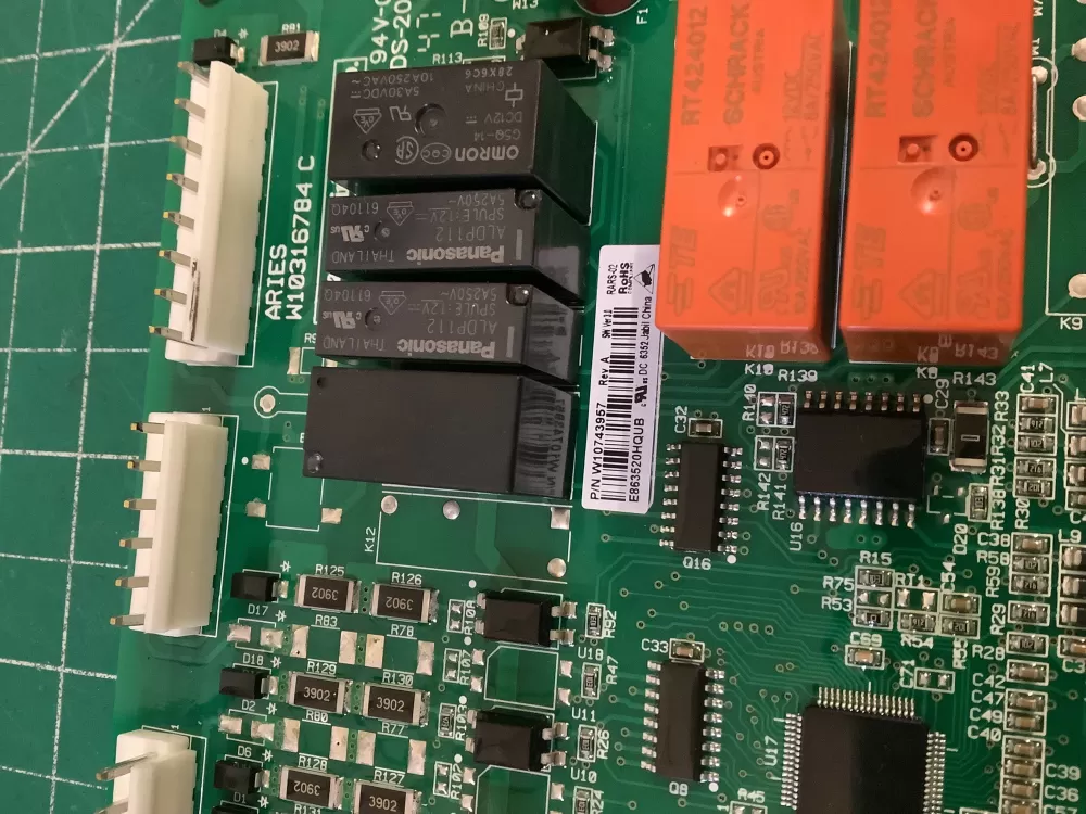 Whirlpool W10743957 Refrigerator Control Board AZ205377 | NR612