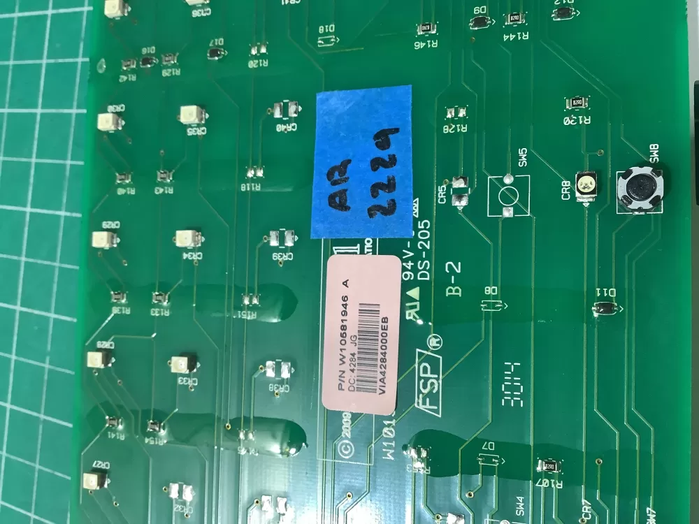 Whirlpool W10629511 Dishwasher Control Board AZ193567 | AR2229