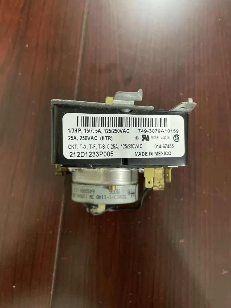 GE  Hotpoint WE04X20415  AP5805477  WE4M357  3276788  PS9491767  WE4M355  212D1233P005 Dryer Timer