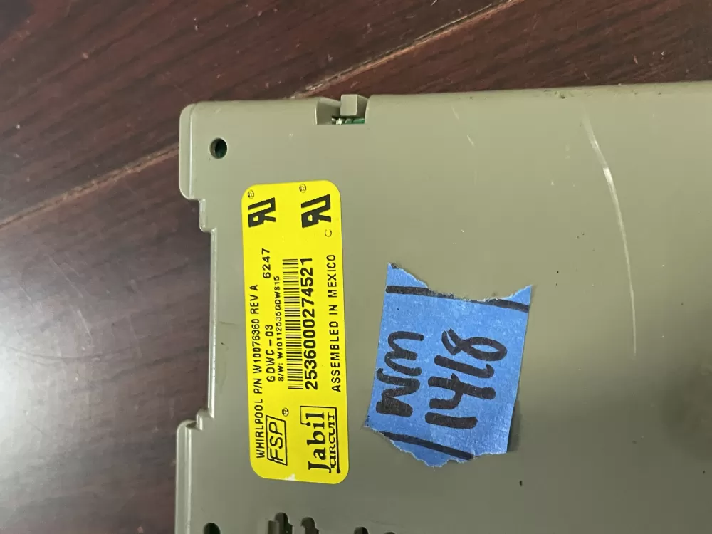Kenmore KitchenAid W10084141 Dishwasher Control Board AZ98478 | Wm1418