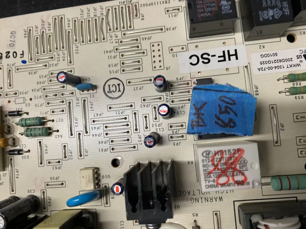 GE WR55X11072 Refrigerator Control Board AZ12685 | BK850