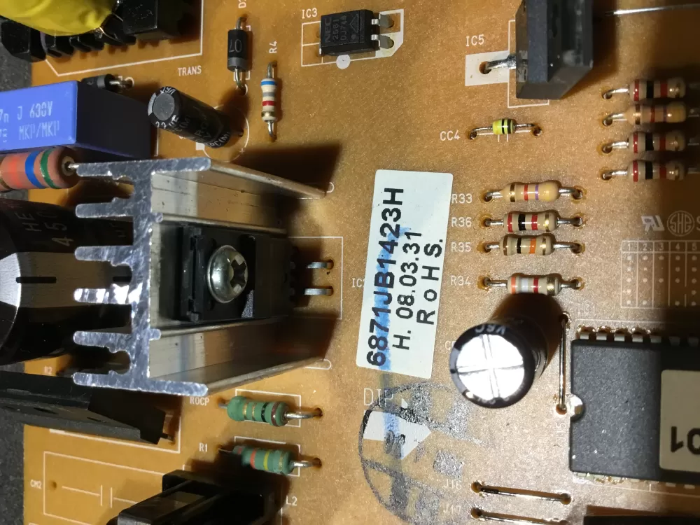 LG Refrigerator 6871JB1423B Main Board AZ76030 | NR1986