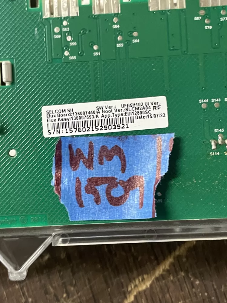 Bosch 136007450 136007553 Washer Control Board User Interface AZ43715 | Wm1493