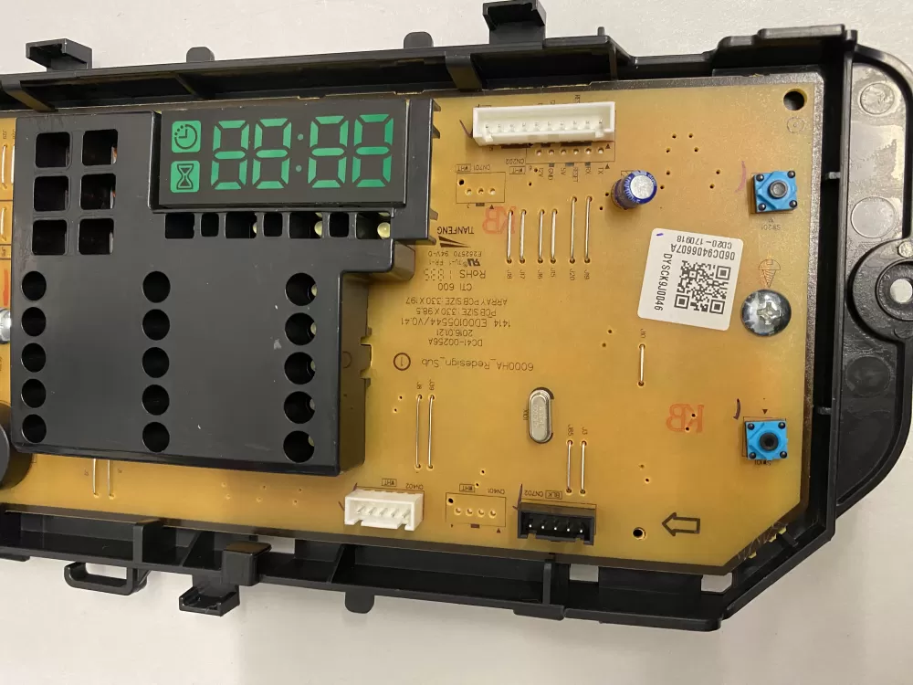 Samsung DC94-06607A Washer User Interface Control Board AZ220135 | BK1132