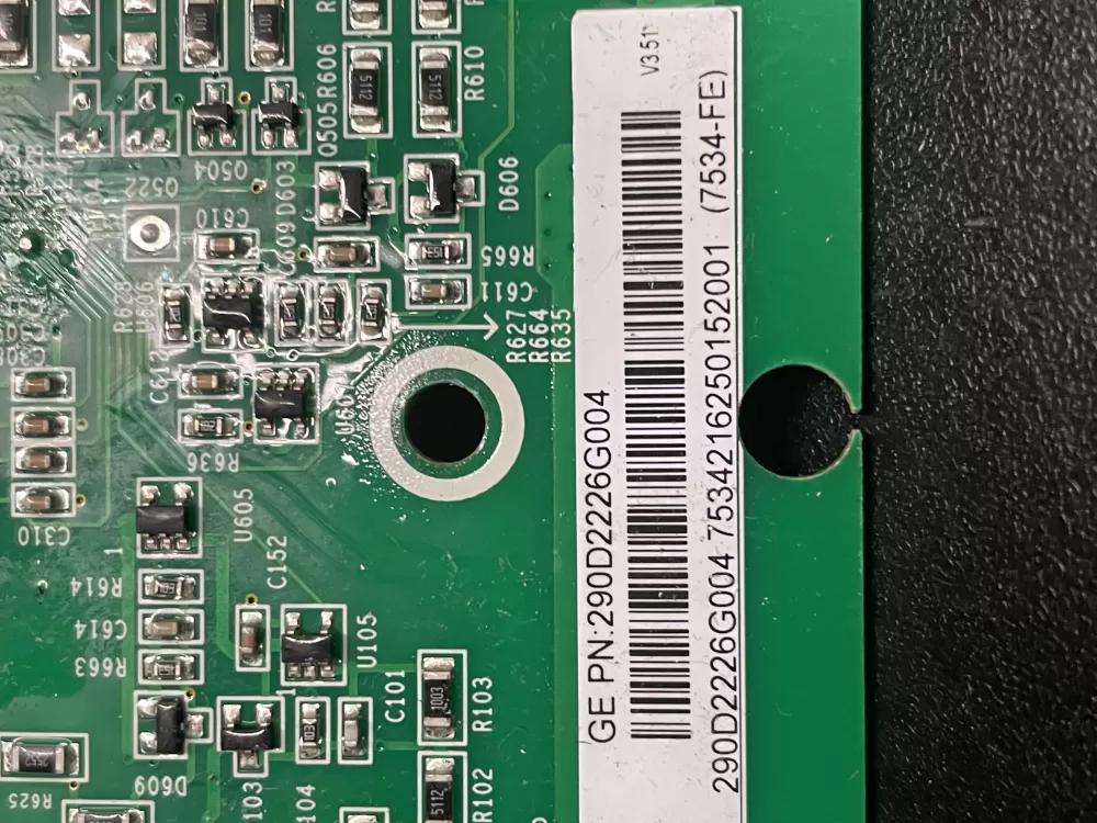 GE 290D2226G004 Washer Control Board AZ3780 | Wm593