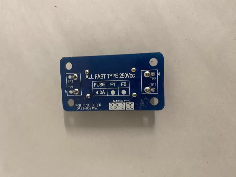 Samsung DA92-00945A Refrigerator Control Board Fuse Block  AZ208997 | BK2540