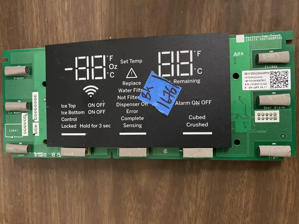 GE 197D8542G004 Refrigerator Control Board Dispenser AZ31859 | BK1676
