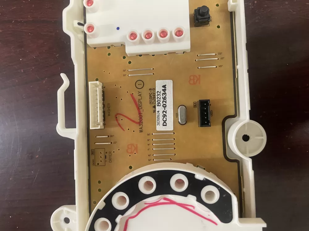 Samsung Dryer Control Board Panel Dc97-18718k AZ101153 | KMV284