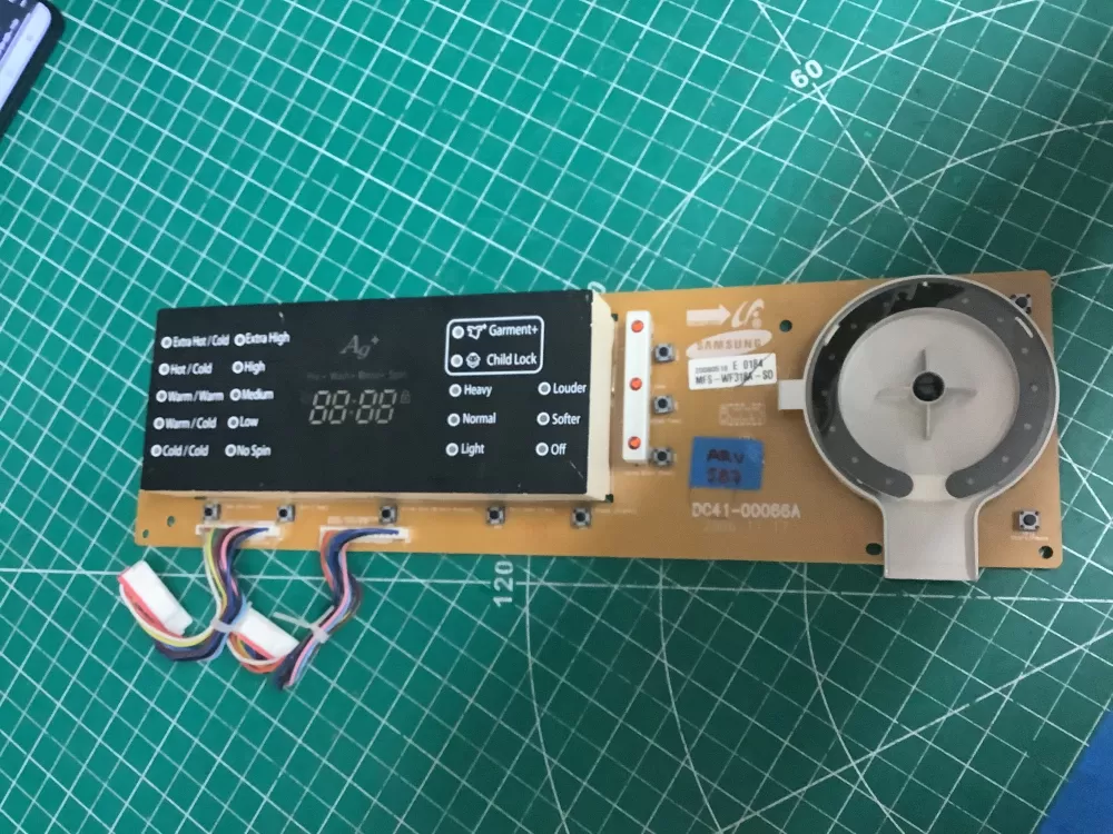Samsung MFS-DV318A-S0 DC41-00066A Dryer UI Control Board AZ204763 | ARV587