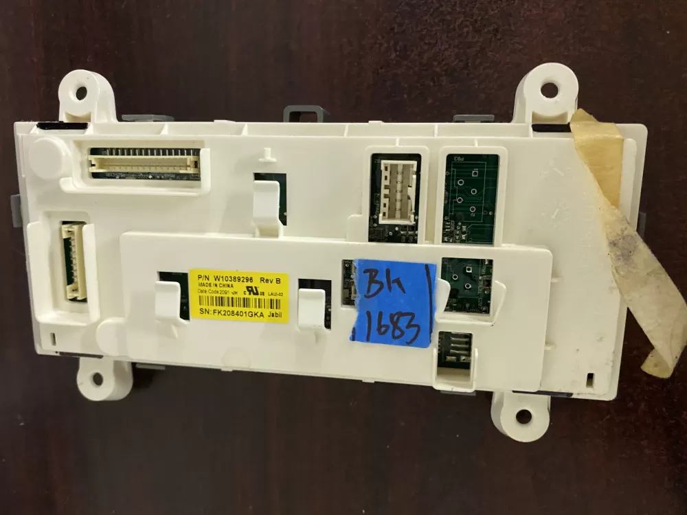 Maytag W10554865 W10389296 Dryer Control Board User Interface AZ33064 | BK1683