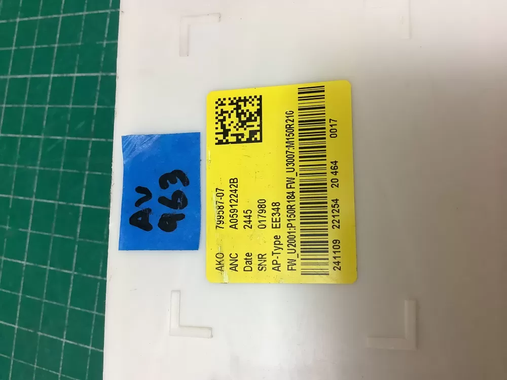 Frigidaire A05912242B Dishwasher Control Board AZ225066 | ARV963