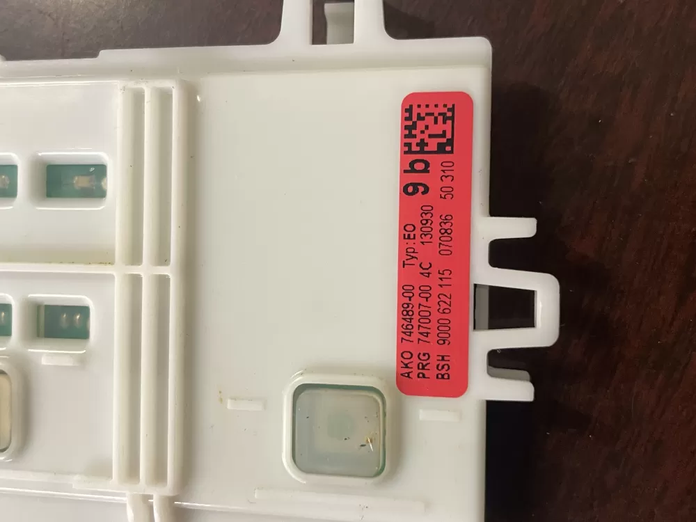 Bosch 746489 00 Dishwasher Control Board AZ37425 | Wm434