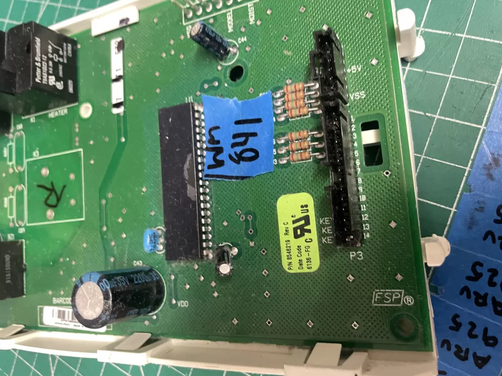 Whirlpool Kenmore WP8546219 3980062 A Dryer Control Board AZ211794 | Wm841