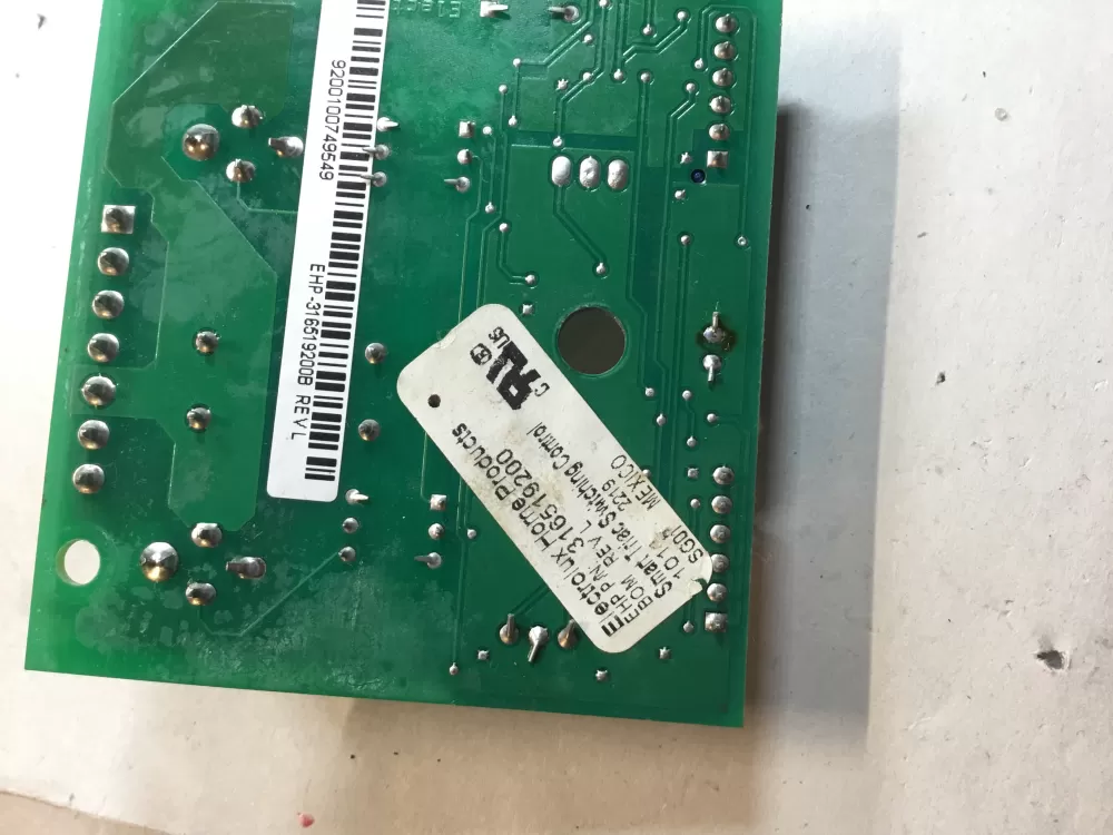 Electrolux AP4322490 7316519200 316519200 Range Control Board AZ98287 | 1967