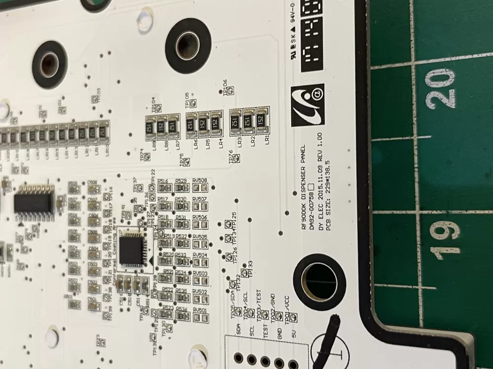 Samsung DA92-00758B Refrigerator Dispenser Display Module AZ206814 | Wm2278