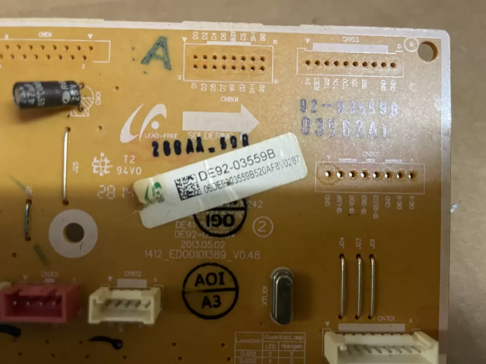 Samsung DE92 03559B De64 02773a Microwave Control Board Panel AZ102497 | Wm892
