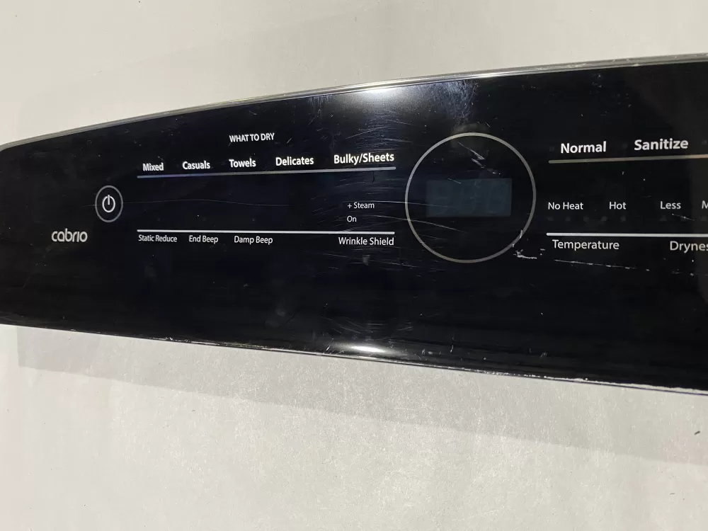 Whirlpool W11123145  AP6261093  W11126816  4814029  PS12114395  W10507955 Dryer Control Panel