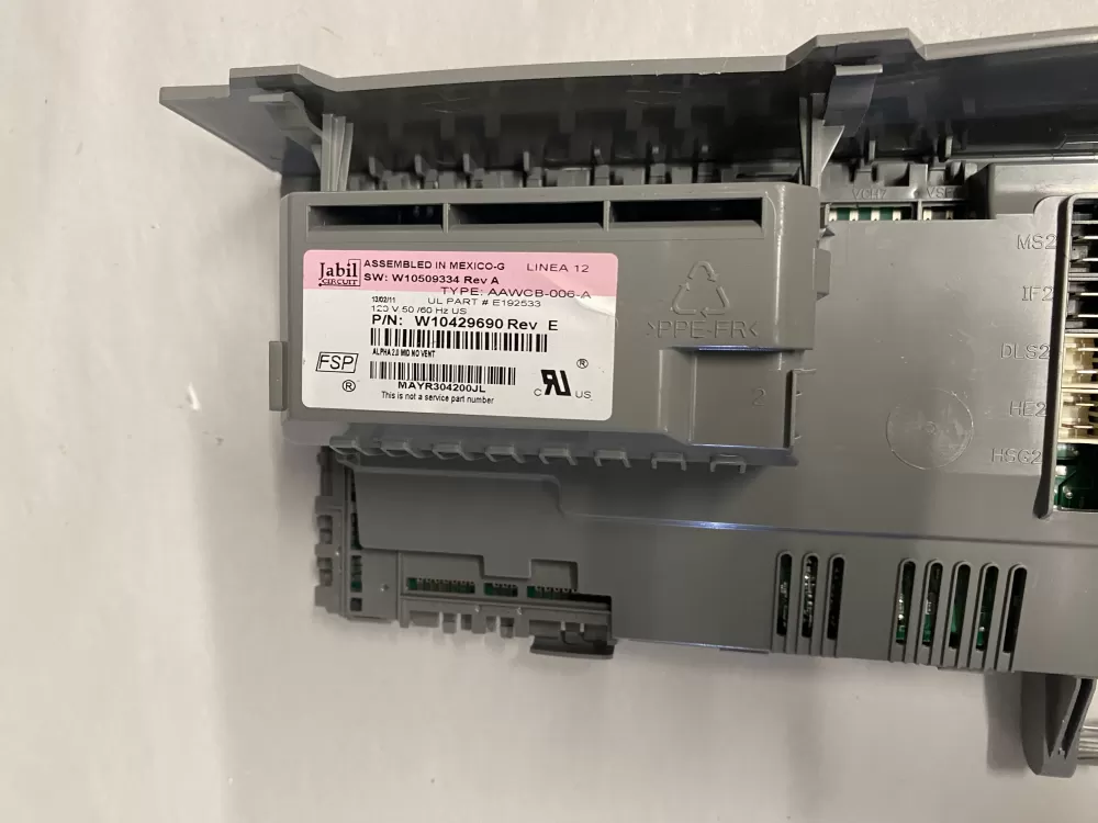 Whirlpool W10429690 W10422888 AP5650104 Washer Control Board AZ207935 | BKV923