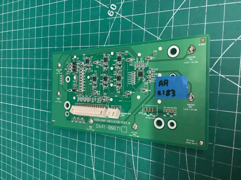 Samsung DA41-00671 Refrigerator Control Board AZ197754 | AR2183