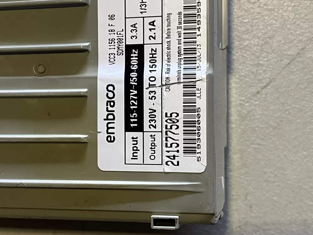 Kenmore 241577505 Refrigerator Inverter Control Board AZ44773 | JT1370