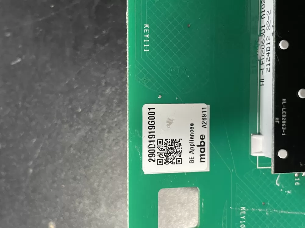 GE 290D1919G001 Washer Control Board User Interface AZ22575 | WMV113