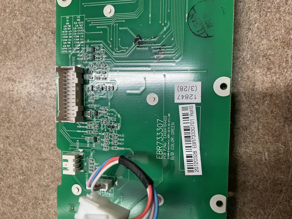 Kenmore LG EBR73330701 Refrigerator Control Board AZ12475 | KM1659