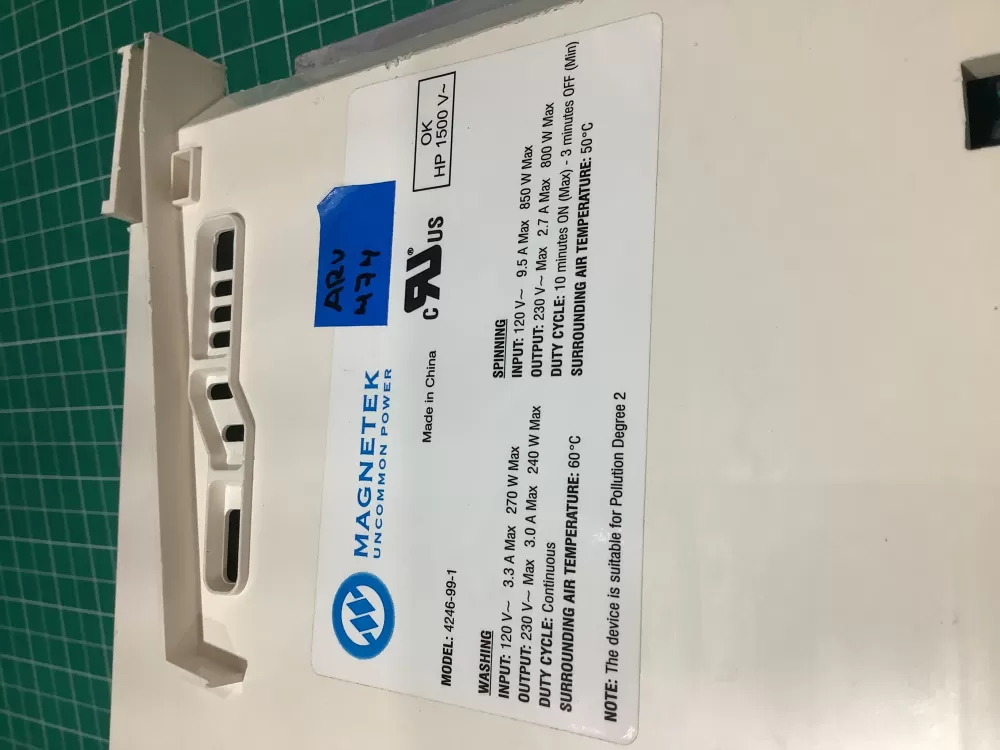 Frigidaire Kenmore Electrolux White Westinghouse 5304504863 AP6025819 134409905 4452243 PS11758142 S134409904 S134409905 4246991 4246-99-100 01620880 Washer Control Board