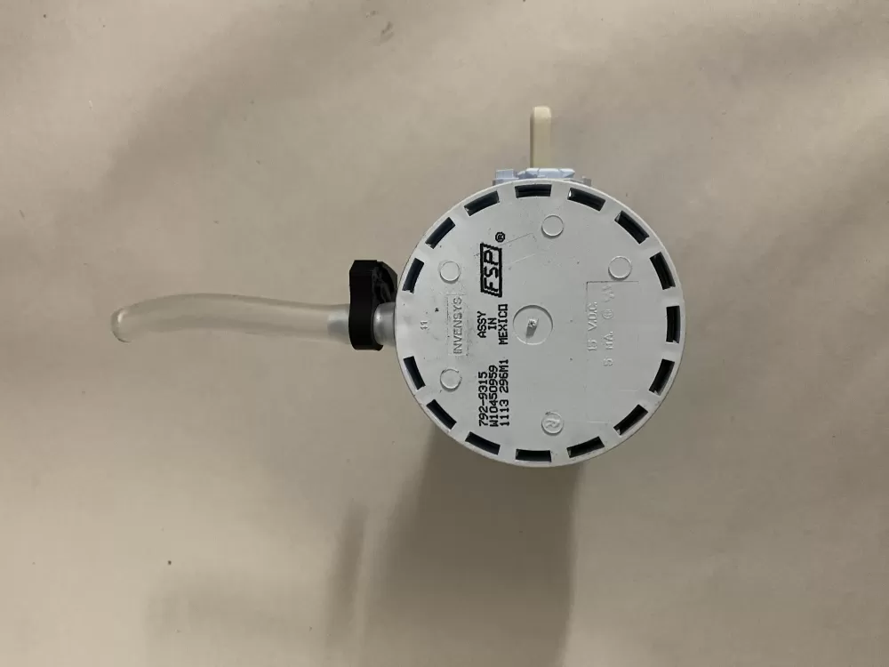 Inglis  Roper  Whirlpool AH3651339 EAP3651339 PS3651339 W10450959 WPW10450959 Washer Inglis Water Pressure Level Switch