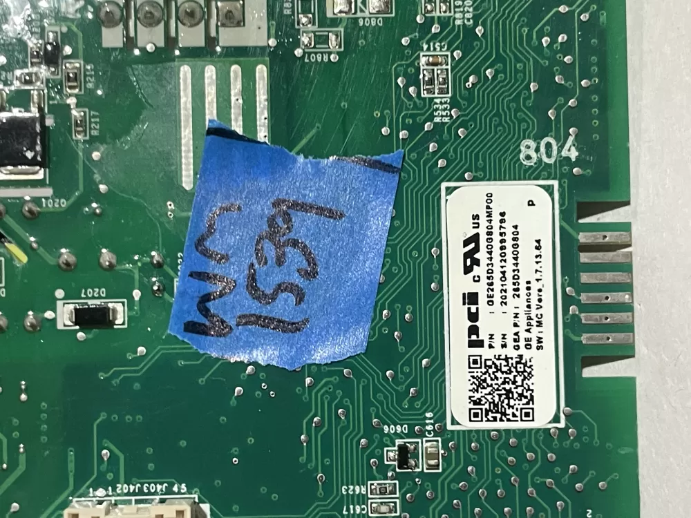 GE 265D3440G804 Dishwasher Control Board AZ188733 | Wm1539