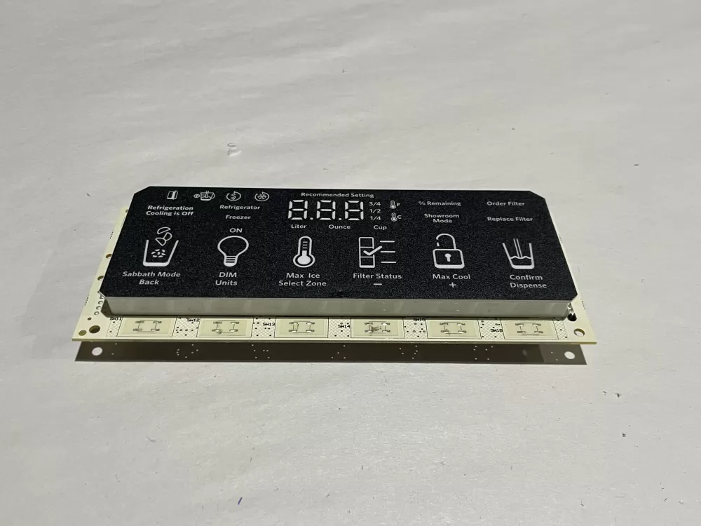 Whirlpool W10590876  W10222961  E213014 Refrigerator Control Board