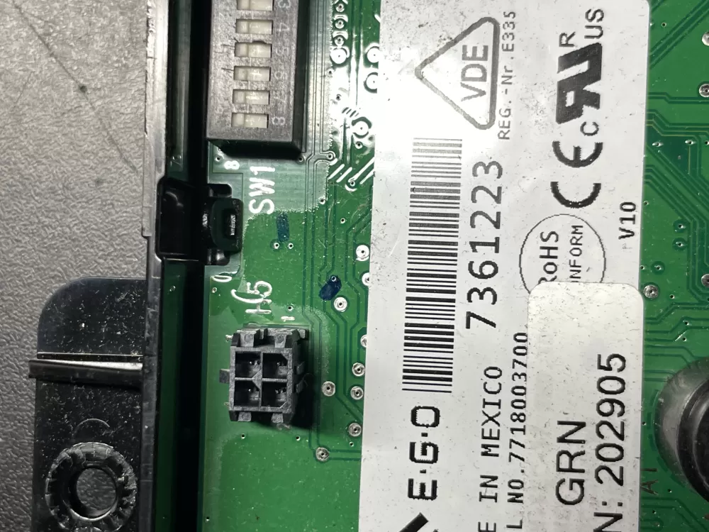 Speed Queen 202905P 202905 Washer Control Panel AZ36816 | Wm387