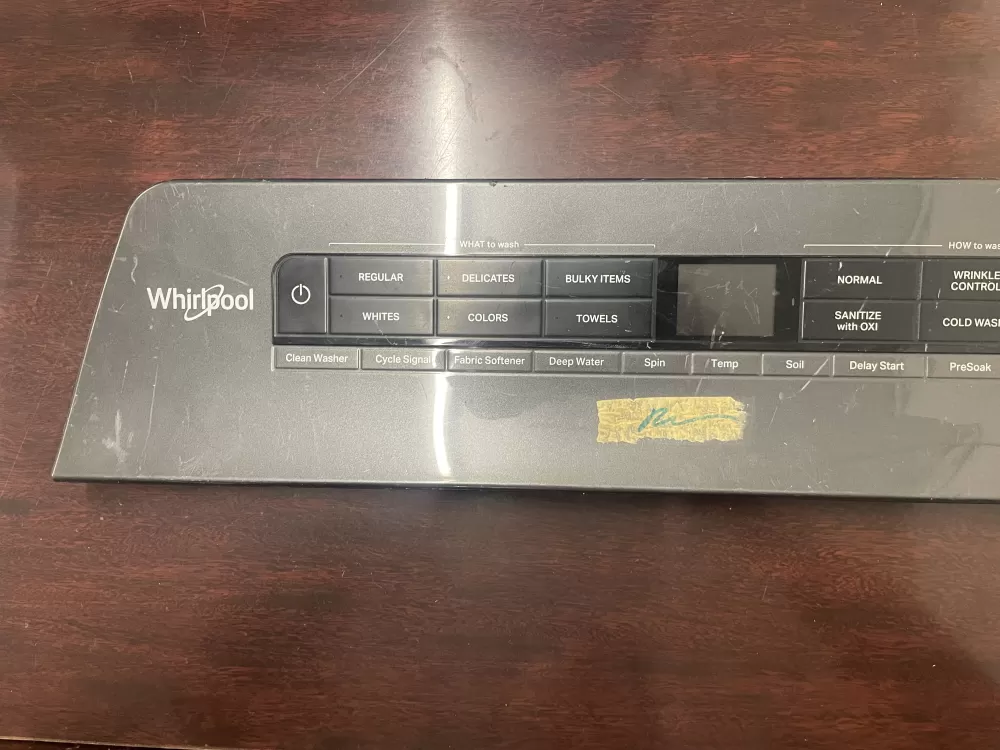 Whirlpool  W11112920  W11174237 W11112918W11112920  W11174237  W11112918 Washer Control Panel