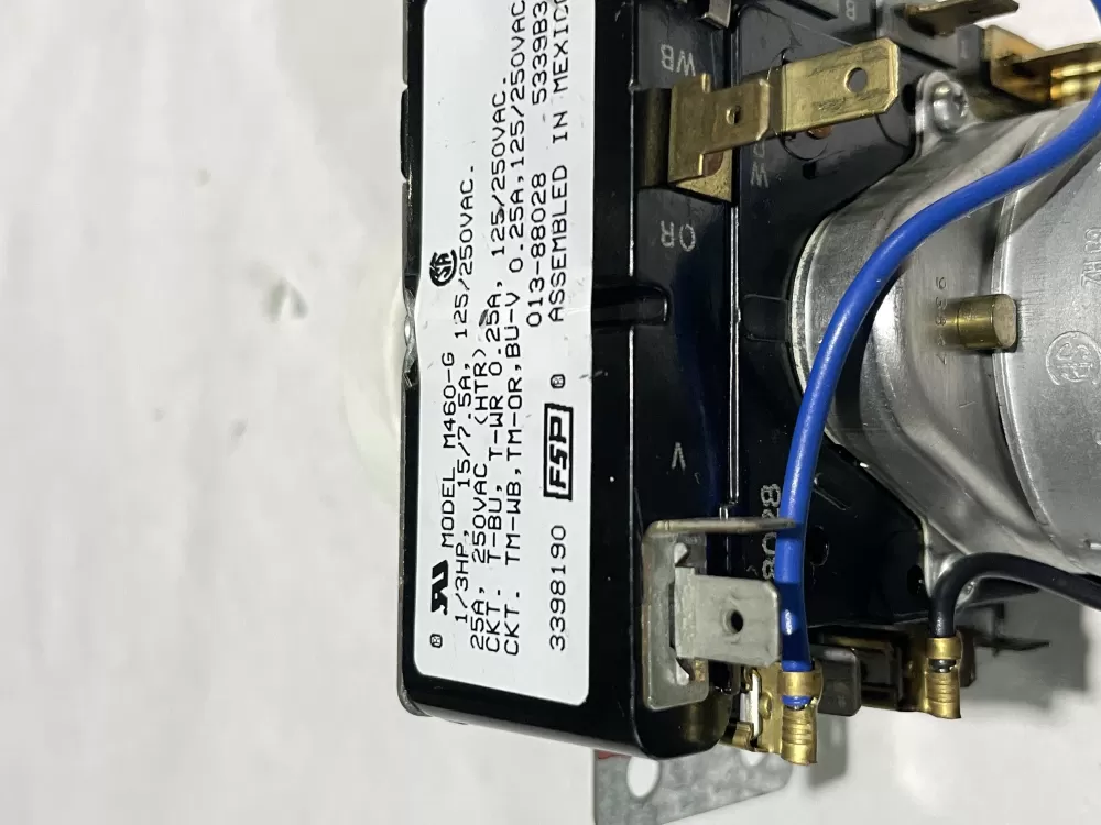 Kenmore 3391658 3398190 3398190R WP3398190 Dryer Timer AZ153383 | Wm2499