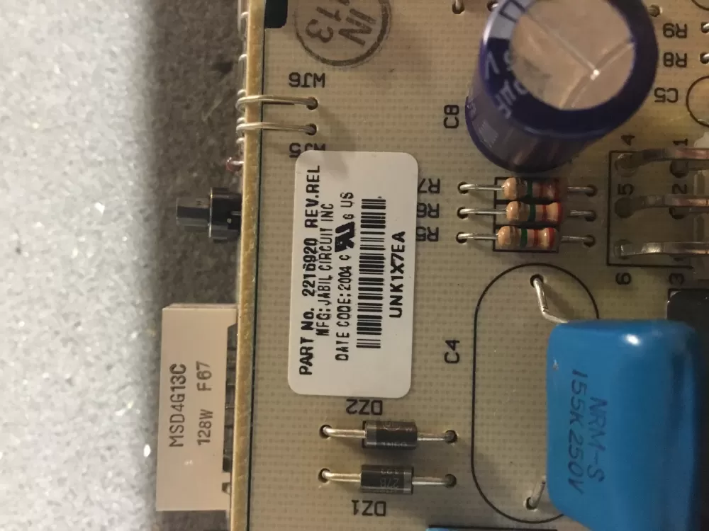 Kenmore  Whirlpool 2216920 Refrigerator Control Board