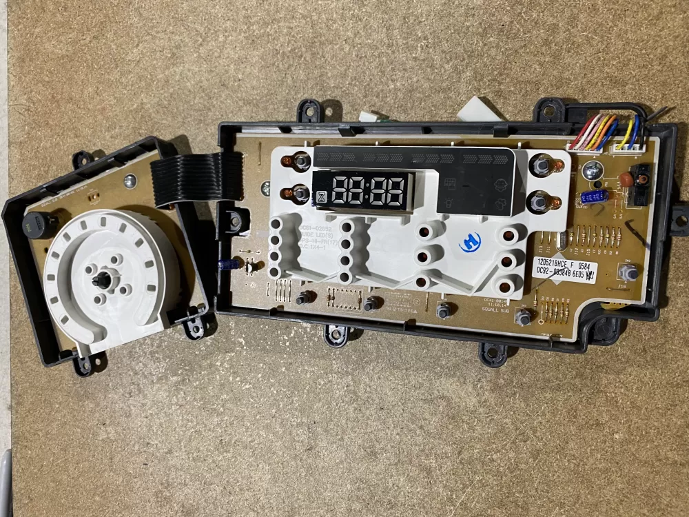 Samsung DC92-00384B  AP4579263  2073764  PS4215866  20110422 Dryer UI Control Board